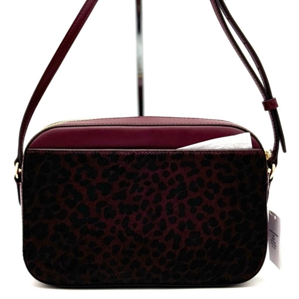 Michael Kors Large Jet Set Item EW Chain Xbody Crossbody Bag Ox Blood Multi - Picture 5 of 12